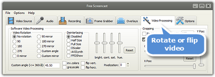 Rotate or Flip Video